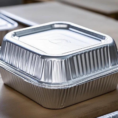 This is Aluminum Foil Lunch Boxes: Stamping Precision & Sealing Performance photo